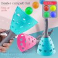 Catapult Docking Ball Toys Bouncing Ball for Children Throwing Ball Game Outdoor Toys Parent-Child Interaction Toys Hand-Eye Coordination Training. 