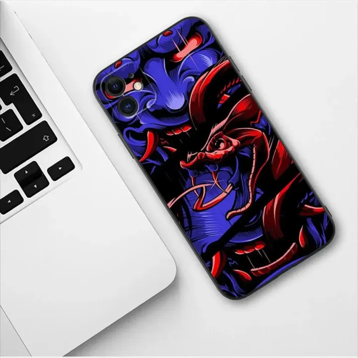 Japan%20Samurai%20Oni%20Mask%20Phone%20Case%20For%20Apple%20IPhone%2013%2012%2011%2014%20Pro%20Max%20Mini%20SE%20XR%20X%20XS%20Max%206%206S%208%207%20plus%20Fashion%20TPU%20Soft%20Cover%20-%20Image%205