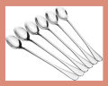Long handle 1/3 pcs pickling spoon stainless steel silver color mirror polish spoon best for cutlery 23 cm long.