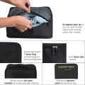 6PCS Travel Storage Bag  Organizer Set For Clothes Shoes Cosmetic Tidy Organizer Wardrobe Suitcase Pouch Travel Organizers Packing Bags. 