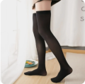 Japanese Style Women Stockings Candy Color Breathable Absorbing Sweat Anti-slack Casual Thigh High Over Knee High Socks Girls Female Long Knee Sock 1Pcs. 