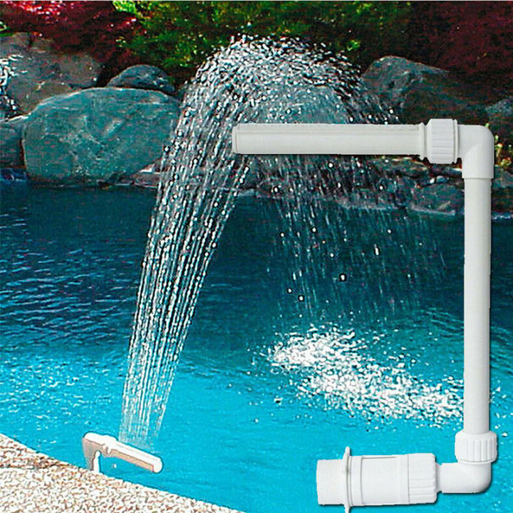 Adjustable Swimming Pool Waterfall Fountain Kit Fountain Water Spay Pool Spa