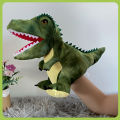 Stock: New Ventrich-Finger Doll, Mouth Plush Toys, Tyrannosaurus Rex, Triceratops, Cross-border Dinosaur Hand Doll. 