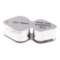 Pocket Jewelry Magnifier 10X 20X Magnifying Glass Lens Double Lens Folding Loupe. 