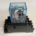 AC 220V 14-Pin Electromagnetic Relay with PTF14A Socket Base. 
