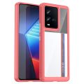 xprmy for Vivo iQOO 10 / Vivo iQOO 9T Case Shockproof Candy Silicone Soft TPU Back PC Protective Phone Cover.