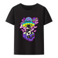 Fashion Classic Men's Psychedelic Psilocybin Harajuku T-shirt Magic Mushrooms Tshirt Short Sleeved T Shirt Summer Fungi Tees.