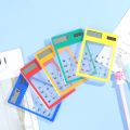 Portable LCD 8 Digit Touch Screen Ultra slim Transparent Solar Calculator Clear Scientific Calculator Student School Office. 