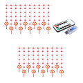 Qiunery Red Lantern LED Lights With 8 Modes Chinese Characters Garland Curtain Lunar New Year Decoration Spring Festival Decoration.