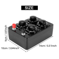 NXFDSIOZ 4X 0-9999 Ohm Simple Resistance Box Precision Variable Decade Resistor Teaching Instrument. 