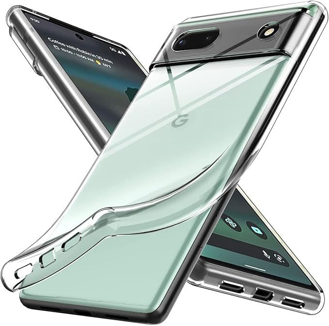 Google Pixel 7A Flexible Clear Transparent Soft TPU Back Case Cover