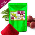 Bitroot Powder, Beetroot Facewash, Beetroot Face Pack, Bitroot Facewash , (Beetroot + Multani Mitti + Rose Petal) Beetroot Gura, - Symbol of Beauty, Spotless Skin - 100 g. 