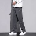 New Upgraded Soft Cosy Lyocell Fabric Men's Pants Baggy Straight Elastic Waist Thick Casual Wide Trousers Male Oversized M-5XL. 