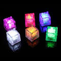 Colorful fast slow flash, ing cube, toy bar KTV lights up immediately when encountering water, LED induction flash ice cube light.