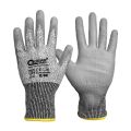 3 Pairs QearSafety Cut 3 HPPE Yarn Work Safety Gloves,Thin PU Palm Coated,Anti-slip,Dexterity Light-Weight, Assembling Jobs. 