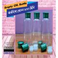 Plastic Oil Bottle 25 Piece Combo Pack 200Ml Transparent. 