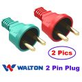 WALTON TWO PIN PLUG 6A (2 Pcs). 