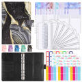 3D Starring Sky Budget Binder 3D Starring Sky Budget Binder A6 Planner Money Saver Zippered Cash Envelopes Budgeting.