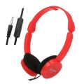 KUBITE T-111 3.5mm Wired Headphones Foldable Sports Headset Portable Music Gaming Earphones w/ Mic For MP4 MP3 Laptop Tablet PC. 
