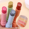 Fruit Moisturizing Lip Balm Makeup Jelly Lighten Plump Lip Care Lip Tint Nude Lipstick Primer Lip Care. 