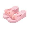 XEK New Fashion Summer Women Platform High Heel Flip Flops Beach Sandals Bowknot Slippers Women Shoes Size36-40 For Choice WFQ61. 