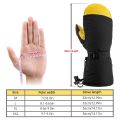OZERO Long Winter Gloves Ski Mittens Thinsulate Insulated Snow Work Heated Glove Thermal for Men and Women Лыжные перчатки. 