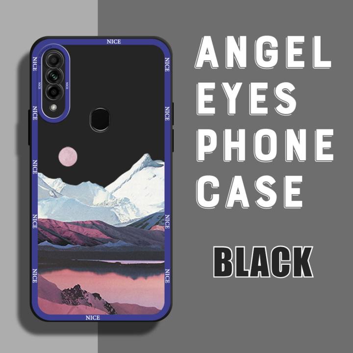Hontinga for OPPO A31 2020 Back Cover Beautiful Scenery Case Camera Protection Soft Silicone TPU Mobile Cover