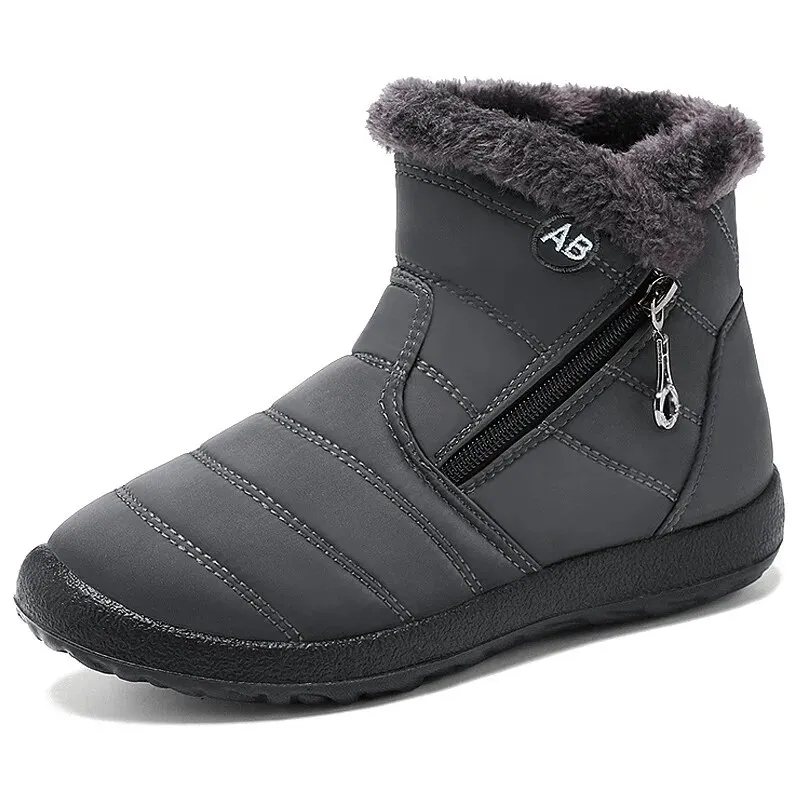 Ladies Boots Women's Fleece Lined Ankle Boots Women Boots
