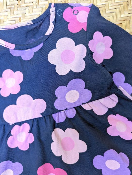 Charming%20Winter%20Elegance:%20Navy%20Blue%20Flower%20Design%20Frock%20for%20Your%20Little%20Princess%20(6%20Months%20to%202%20Years%20-%20Image%203