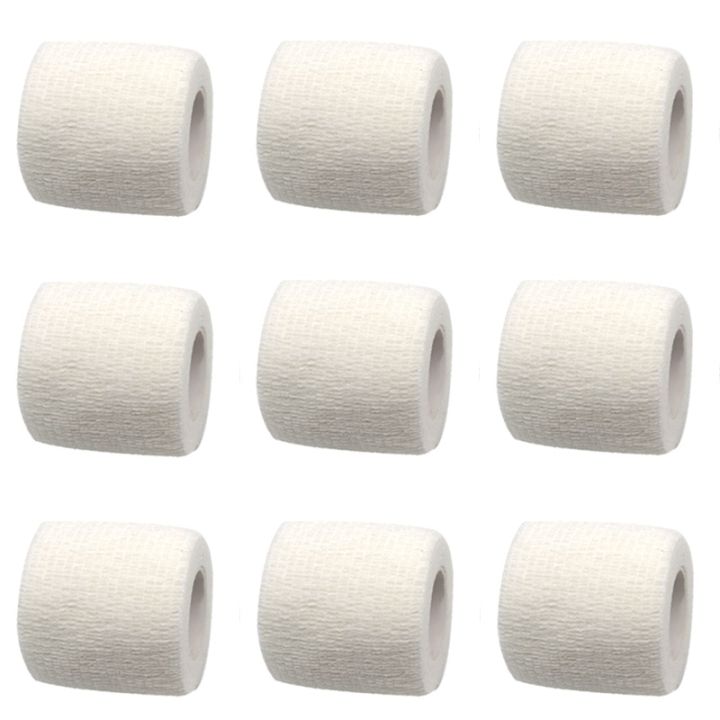 White Colorful Sport Self Adhesive Elastic Bandage Wrap Tape 4.8m Elastoplast For Knee Support Pads Finger Ankle Palm Shoulder