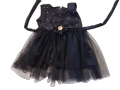 BLACK COLOUR PARTY DRESS FOR 0-12 YEARS GIRLS.