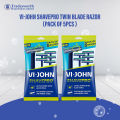 VI-John Shavepro Twin Blade Razor (Pack of 5pcs ).