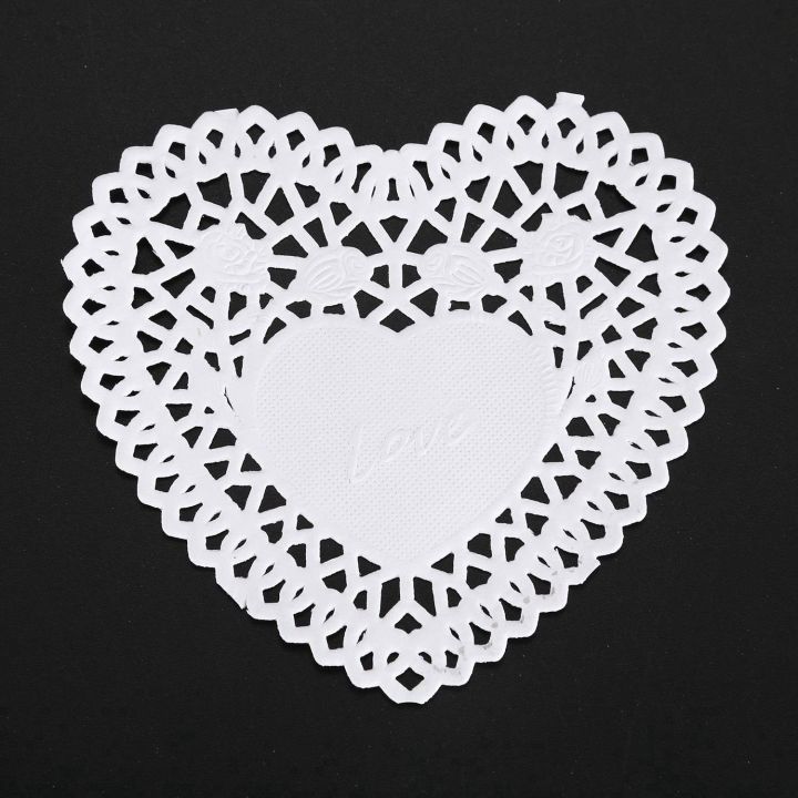 100x%204%20inch%20White%20Love%20Heart%20Paper%20Lace%20Doilies%20doily%20For%20cardmaking%20scrapbooking%20-%20Image%204