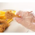 100 Pcs  Clear Plastic Gloves,  Eco-friendly Hand Gloves, Multi-Purpose Safety Cleaning Food Safe Gloves For Cooking, Medical Care, Gardening, Hair Salon, Spa, Home, Kitchen, and Bathroom. 