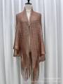 Cross-border e-commerce mesh bright silk sunscreen shawl clothes popular capes spring and summer fashion versatile thin models. 