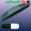 RAISA 7" Mini Folding Capsule Umbrella – Ultra-Portable & Stylish Compact Umbrella in Cute Case. 
