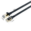 COMNEN Gaming High Speed Ethernet Cable Cat8 40Gbps 2000MHz Internet Network Cable Ethernet Cat 8 7 6A 0.2m 0.5m 5m 10m Lan Cord.