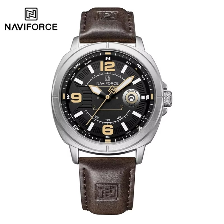 NAVIFORCE%20%208078%20High%20Quality%20Male%20Wristwatch%20PU%20Band%20Calendar%20Brand%20Men%20Quartz%20Watch%20Auto%20Date%20Display%20%20Clocks%20Reloj%20Hombre%20-%20Image%202