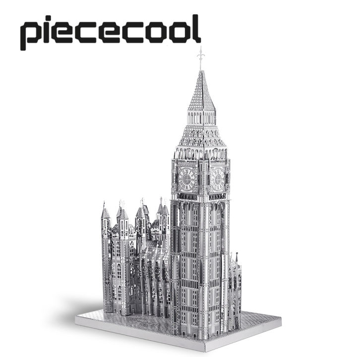 Piececool 3D Metal Puzzle Big Ben Model Building Kits Jigsaw DIY Kit Teen Toys for Brain Teaser Best Birthday Gifts MuXiaRe