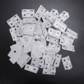 90Pcs Shelf Cabinet 90 Degree Plastic Corner Braces Angle Brackets White. 