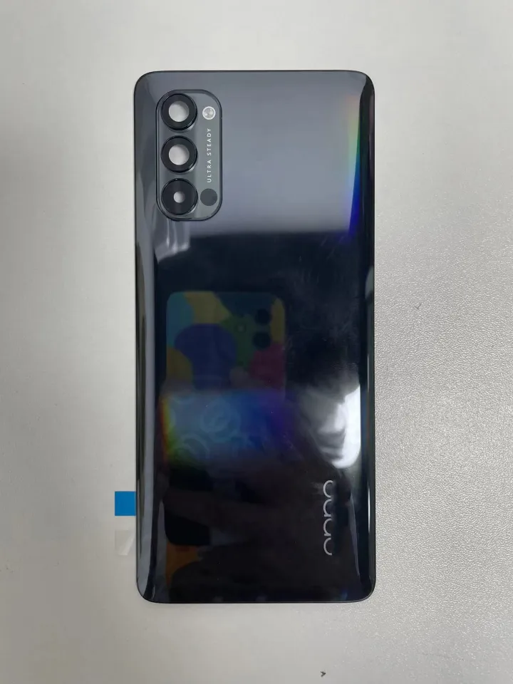 Vitre Arrière Adhésive Pour Oppo Reno4 Pro 5G - Cache Batterie - Modèle CPH2089 - Neuf