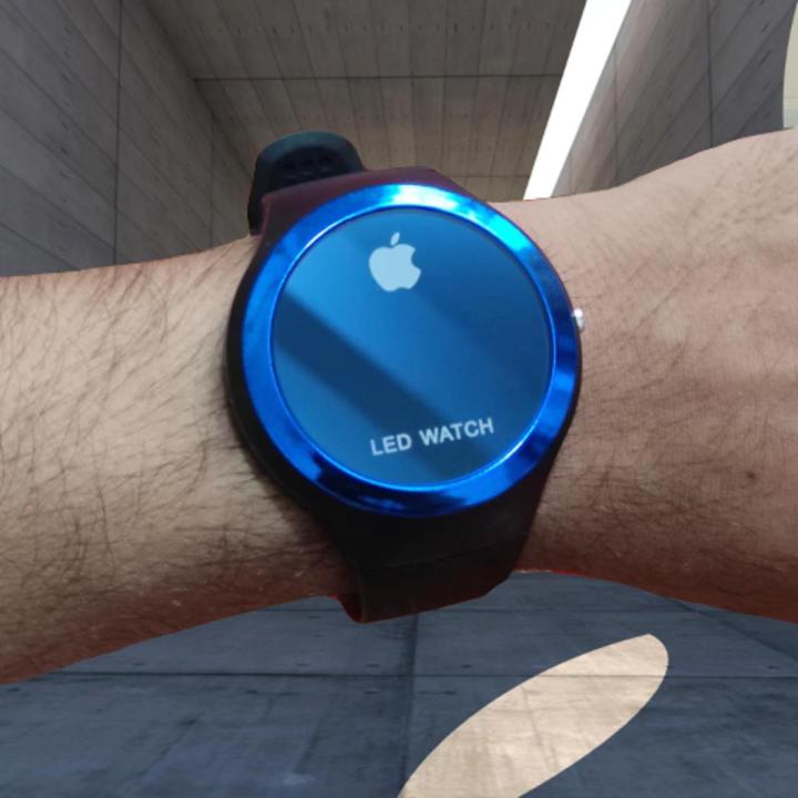 New Fashionable Apple Digital Round Watch for Men