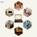 Record Player Retro Record Player Wood Vinyl Player Phonograph With Speakers 3 Speeds For Bar Entertainment Home Office Decoration.