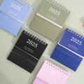 Small Mini Calendar Aesthetic Portable Desktop Calendar Compact Fresh Notebook Calendar for Office School Home Gift Student.
