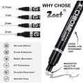 Mirror Chrome Marker: ZOET Chrome Pen | Chrome Paint for Any Surface | Chrome Marker Paint Pen for Repairing, Model Painting, Marking or DIY Art Projects| Permanent Liquid Mirror. 