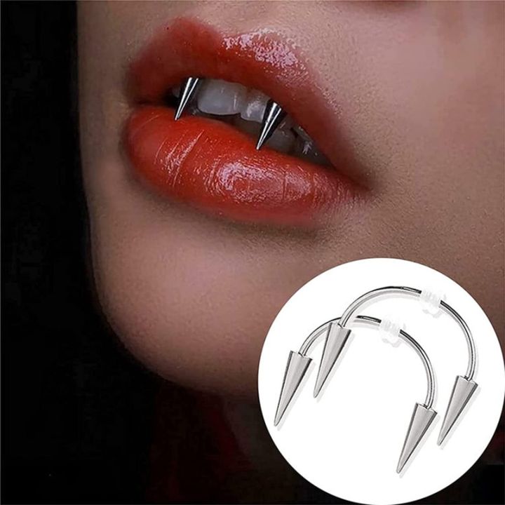 1PC%20Dracula%20Nail%20Steel%20Smiley%20Piercing%20Jewelry%20Stainless%20Steel%20Septum%20Piercing%20Body%20Decorations%20Vampire%20Fangs%20Zombie%20Teeth%20Lady%20-%20Image%203