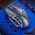 G5 Mute Wired Gaming Mouse RGB Backlight Mechanical Silent Mouse 6 Key 3200 DPI RGB E- Sport Mouse For Computer Laptop Gamer. 