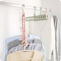 Multi-function Folding Hanger 9 Hole Rotating Clothes Hanger Closet Organizer Home Bedroom Storage Rack Vertical Hanger.
