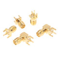 Innovative 2PCS RF Copper Connector Plug Socket SMA Female Jack Male Plug Adapter Solder Edge PCB Straight Right Angle Mount Tetuo. 