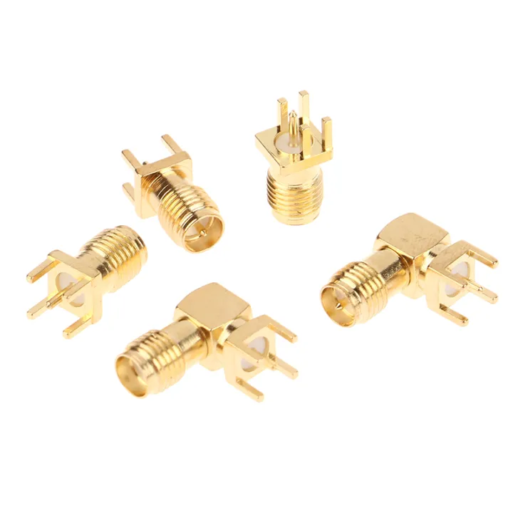 Innovative%202PCS%20RF%20Copper%20Connector%20Plug%20Socket%20SMA%20Female%20Jack%20Male%20Plug%20Adapter%20Solder%20Edge%20PCB%20Straight%20Right%20Angle%20Mount%20Tetuo%20-%20Image%204
